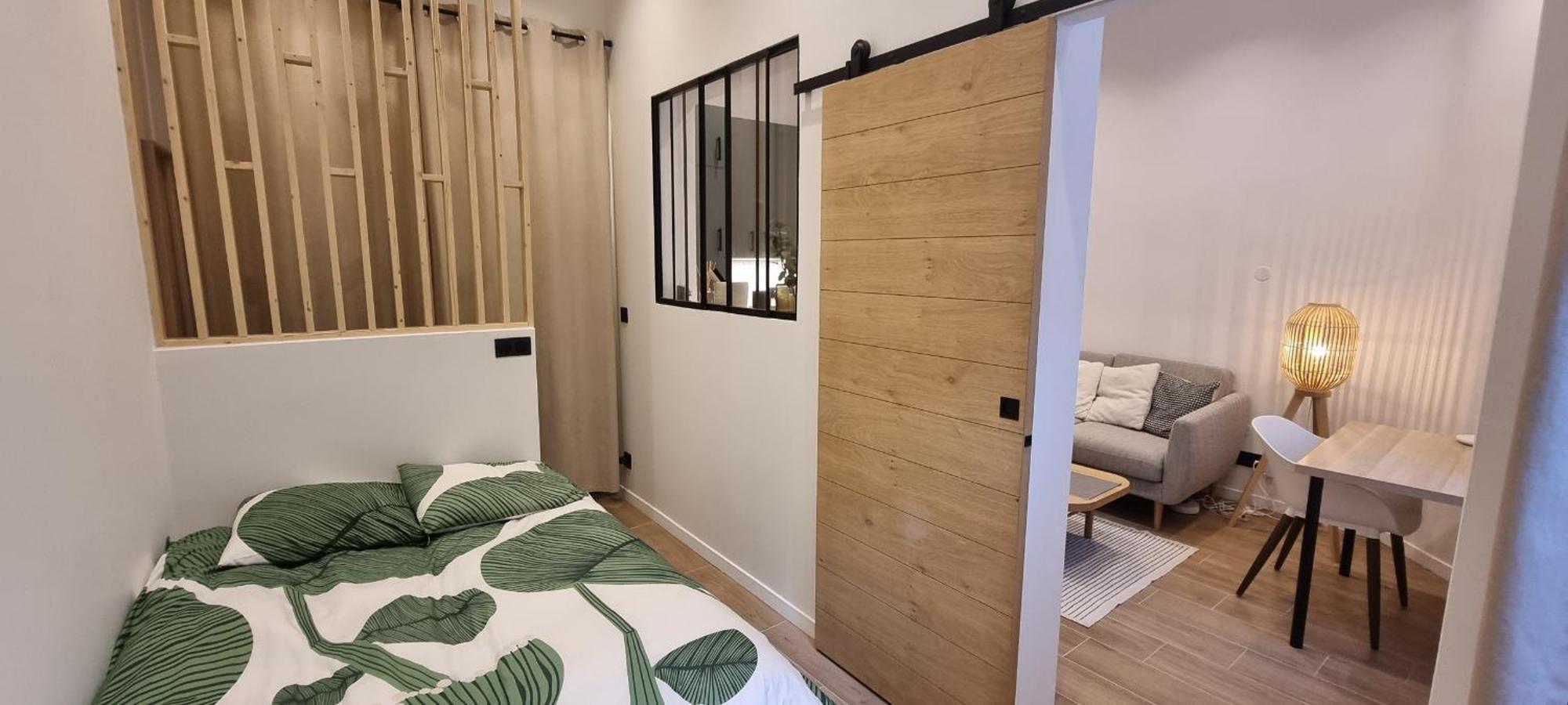 Tres Joli 2 Pieces A Cote De L'ac Marriott Apartment *