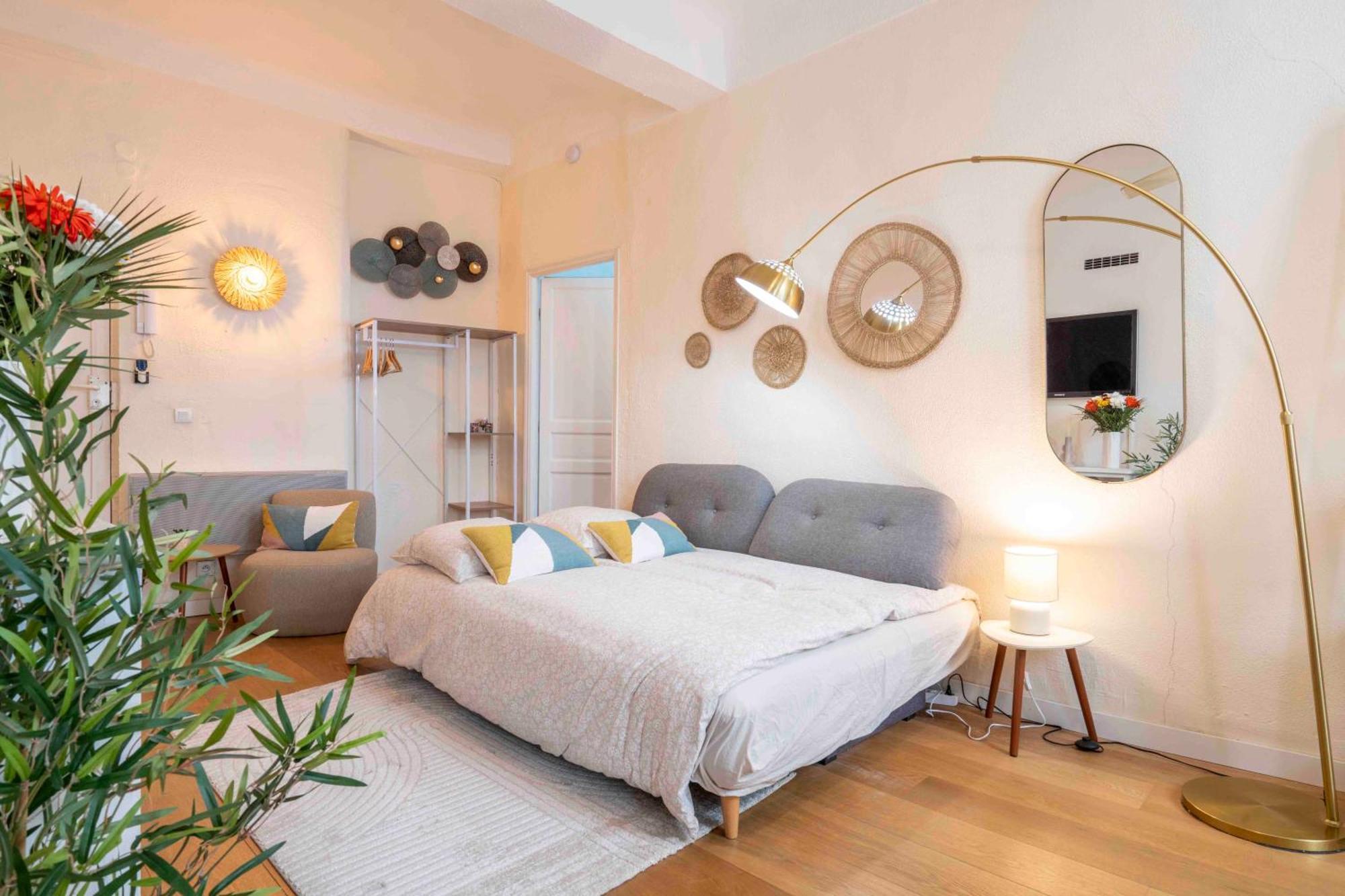 Charming Flat, Fully Equipped, Only 300m - La Loge Nice