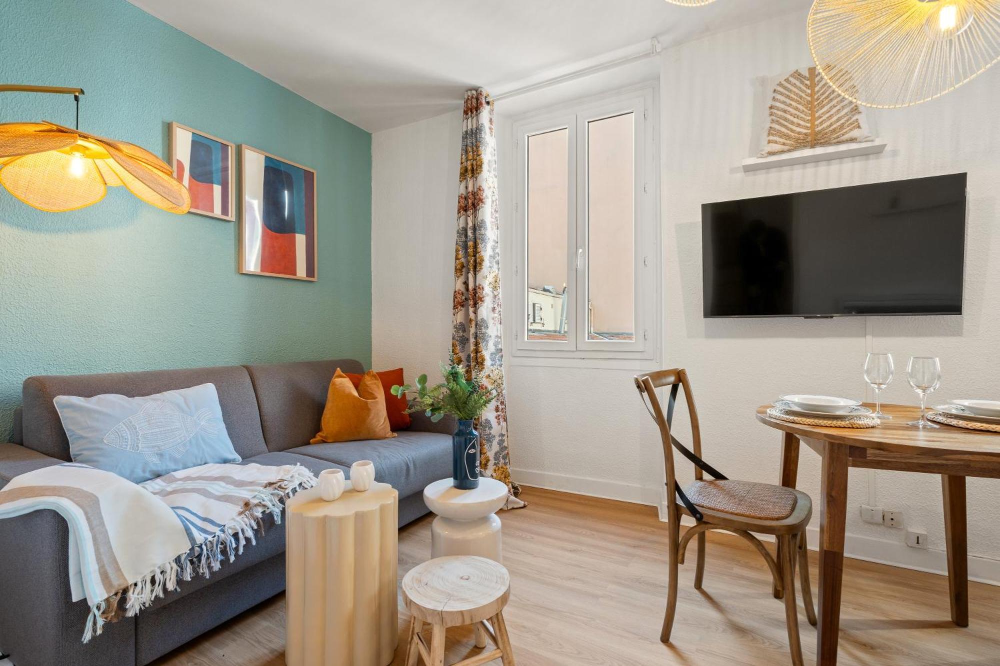Renting - Clemenceau - Riviera Cocoon Calm Elegance Design