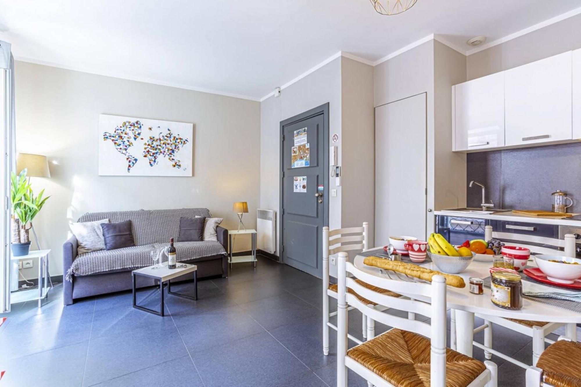Apartment Paradis - Carre D'or 1 - Balcony Sea View Nice