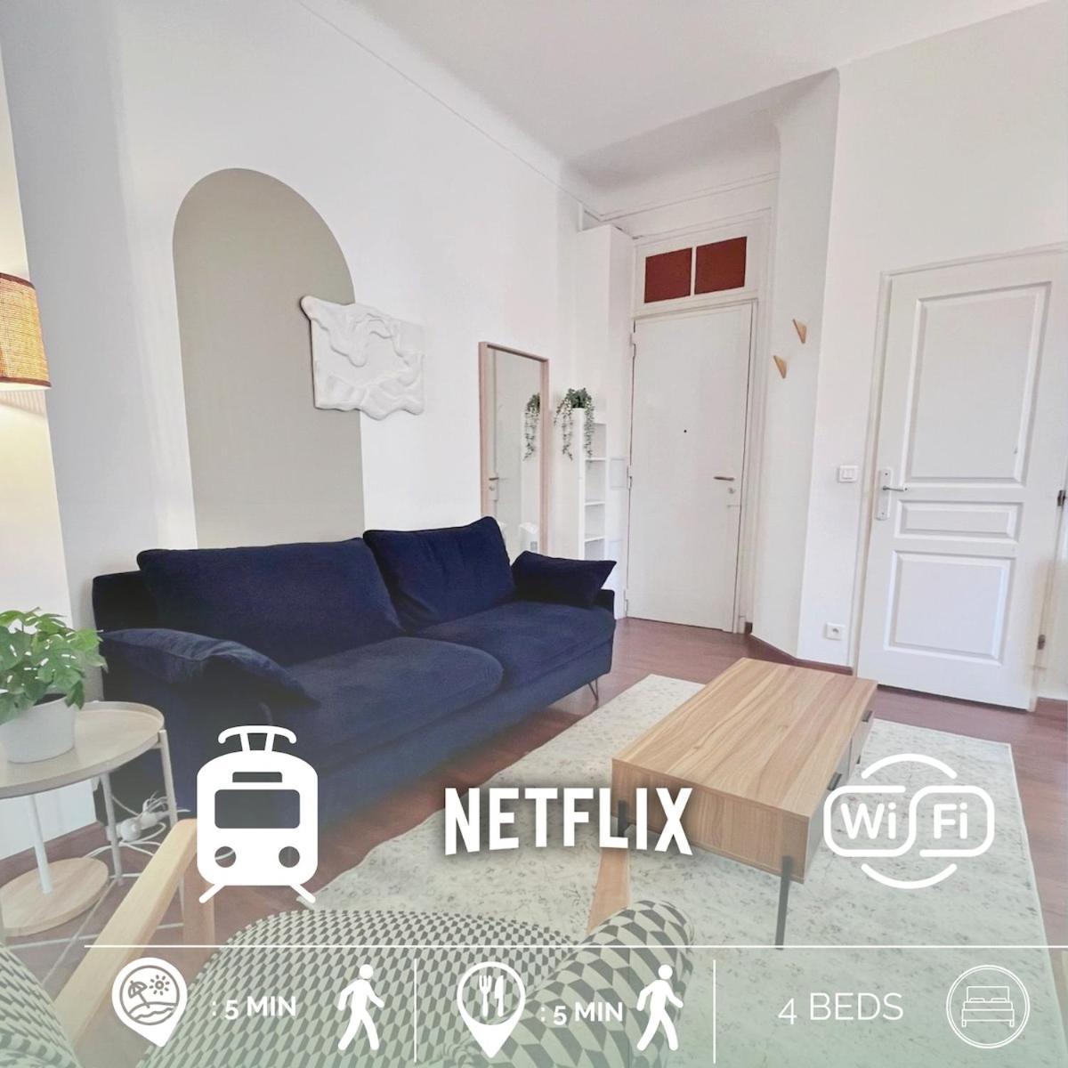 Rf109 - Spacieux 4p Au Coeur De Apartment Nice