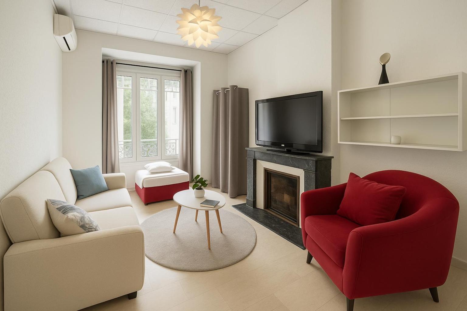 Apartment Beautiful Spacious Air Conditioned - Center