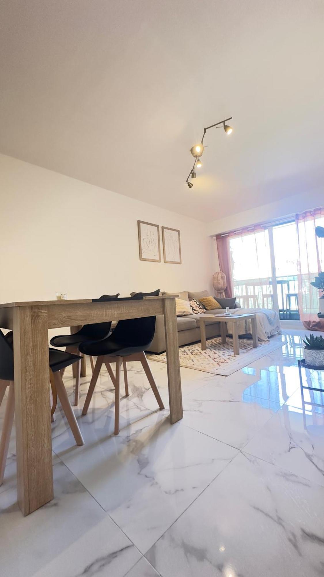 Grand 2 Pieces Avec Grande Terrasse A 15mn Centre-ville, Gare Et Promenade Des Apartment Nice