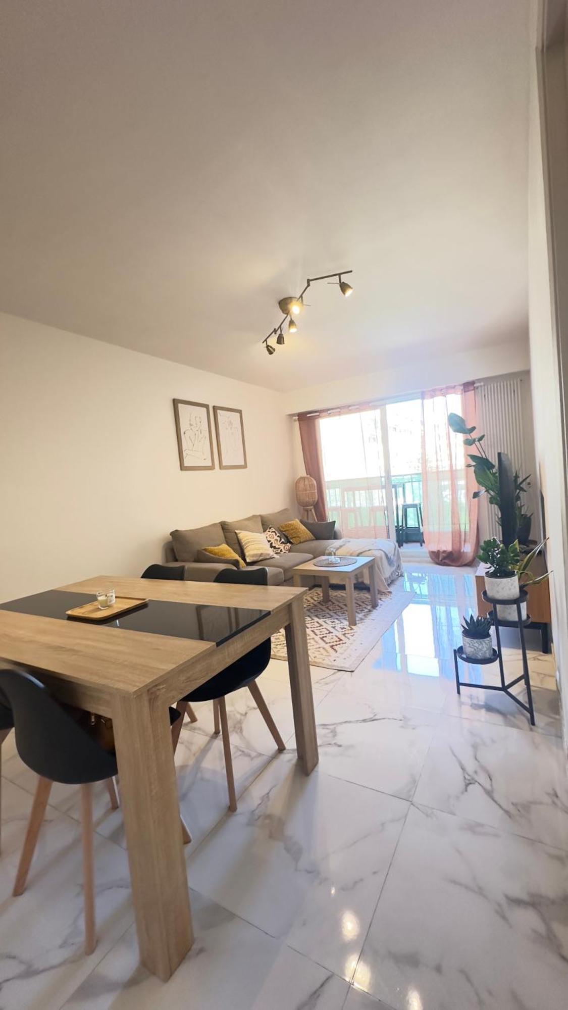 Grand 2 Pieces Avec Grande Terrasse A 15mn Centre-ville, Gare Et Promenade Des *