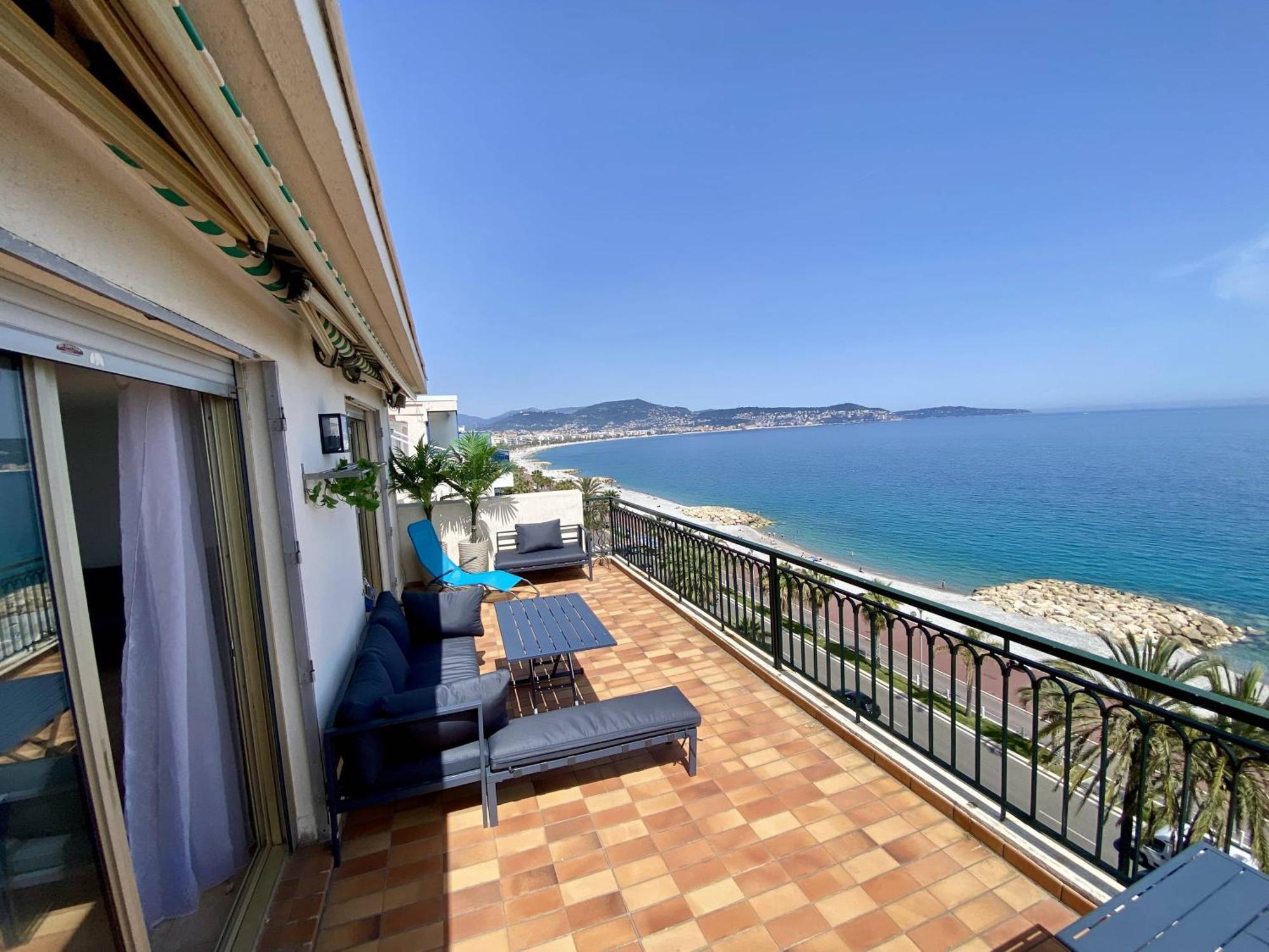 2p Panoramic Sea View Wi-fi Ac Apartment *