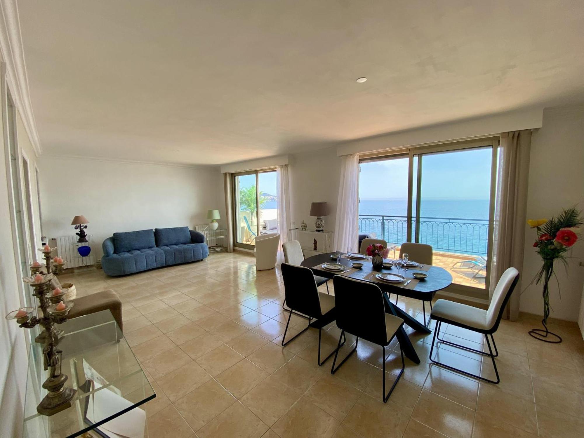 2p Panoramic Sea View Wi-fi Ac Nice