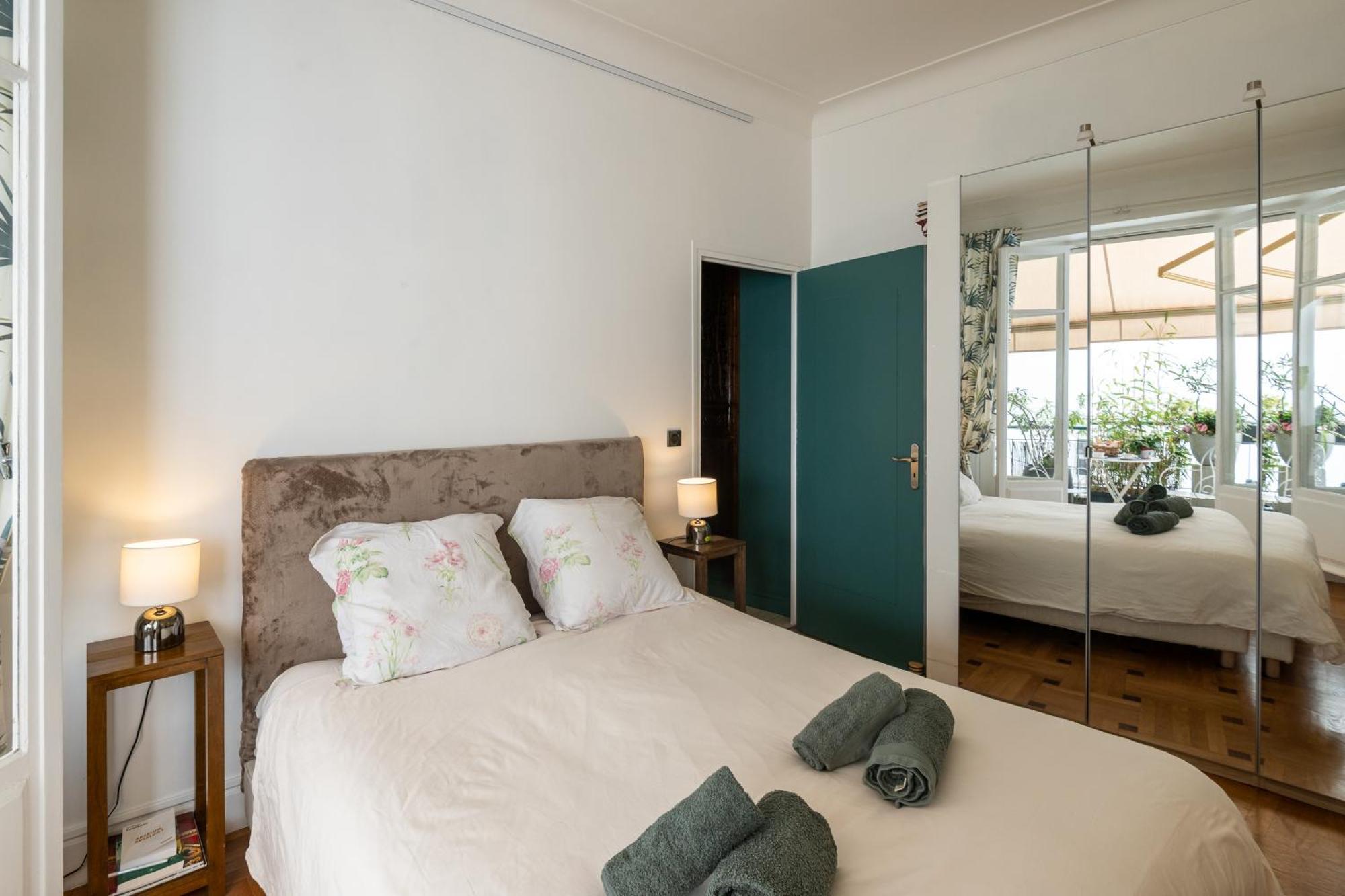 Le Méditerrannée By Enjoynice, Breathtaking Sea View, 2 Terraces&airco Appartement Nice