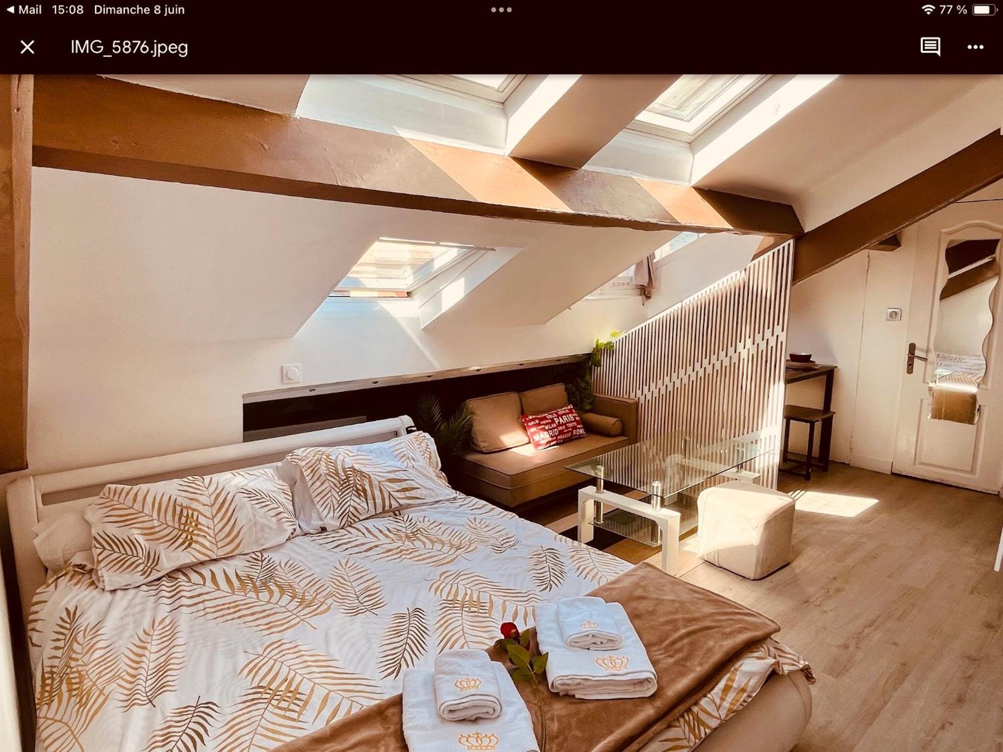 Atypique Calme, Quartier Vip, 50m Apartment *