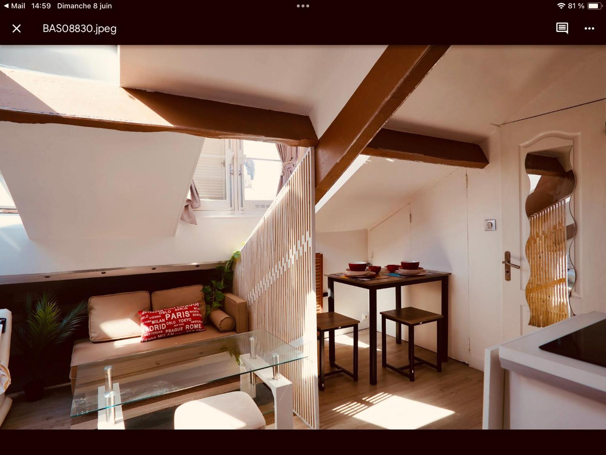 Atypique Calme, Quartier Vip, 50m Appartement *