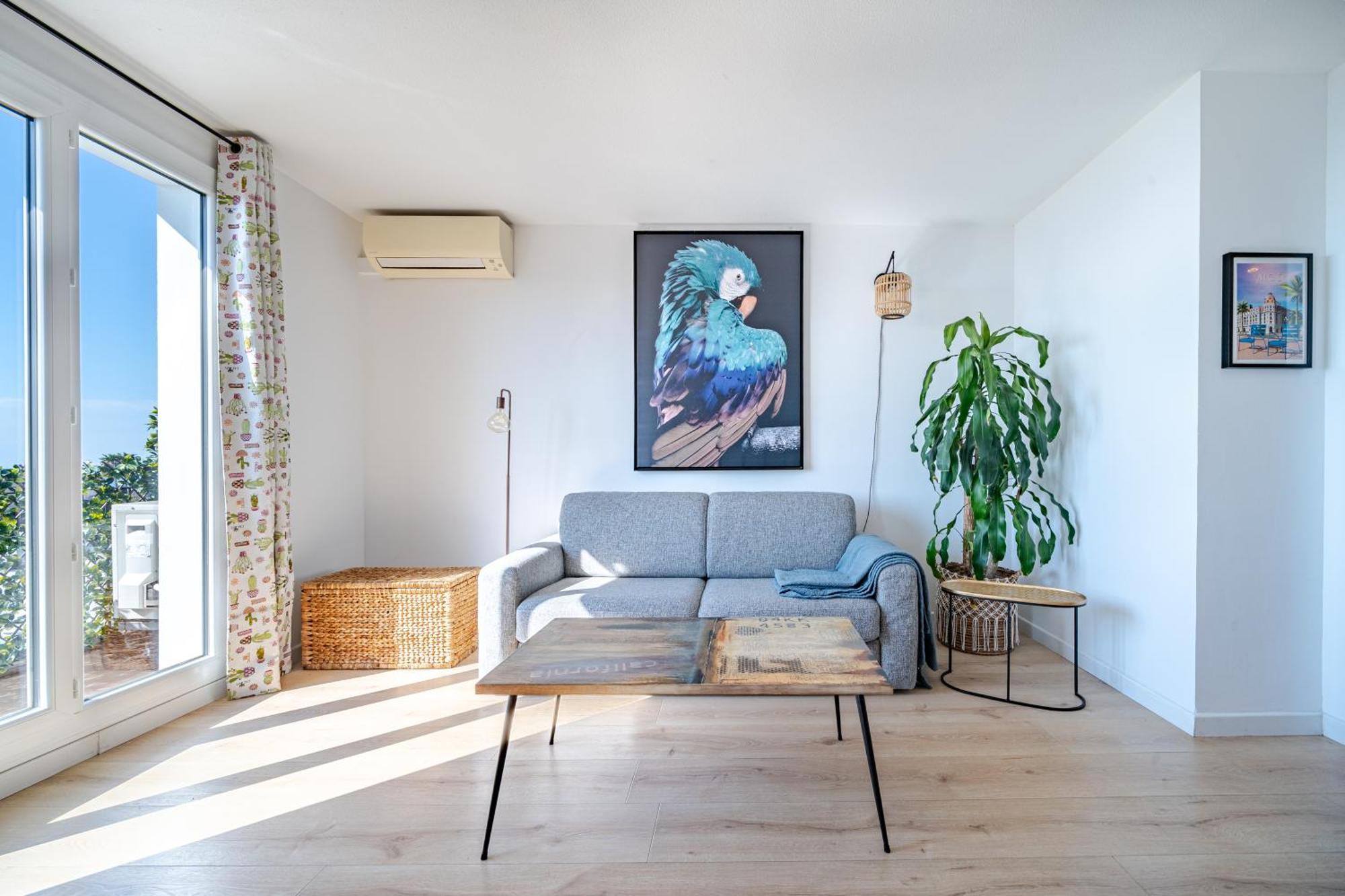 Panoramic Sea View Of The French Riviera, Parking Apartment Nice