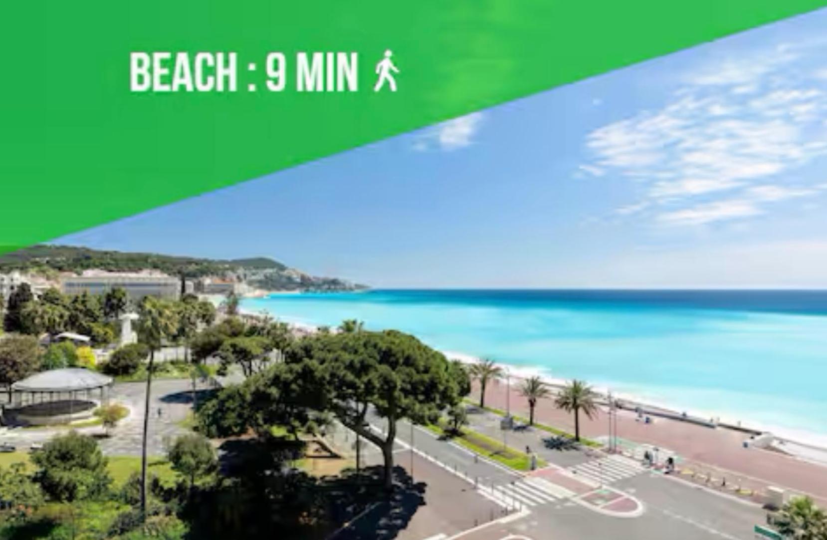 Apartment Centre - Climatisation - Calme - Cuisine - Wifi - Tramway Nice