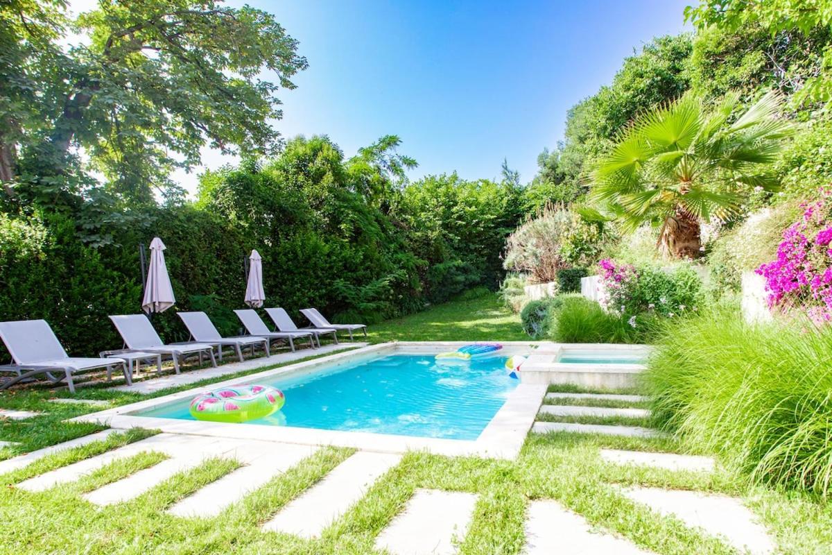 S2 House For 12p Swimming Pool Ac Bbq 10mins From Sea Villa Nice