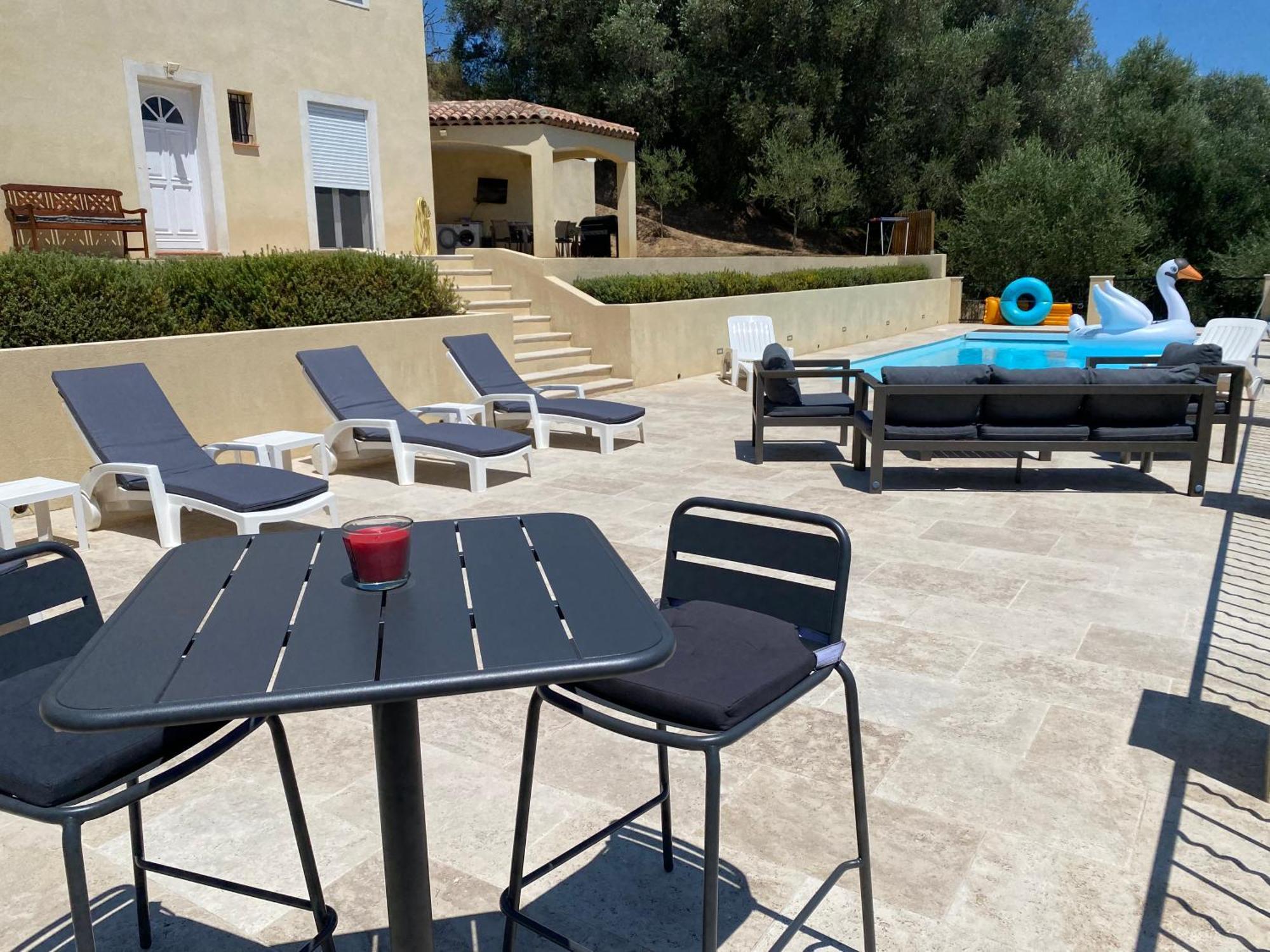 Avec Piscine Chauffee Collines Villa Nice