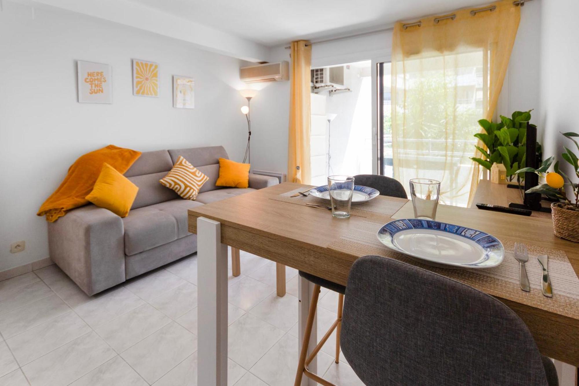 Le Seaside - - Tram - Airport - Ac Apartment Nice