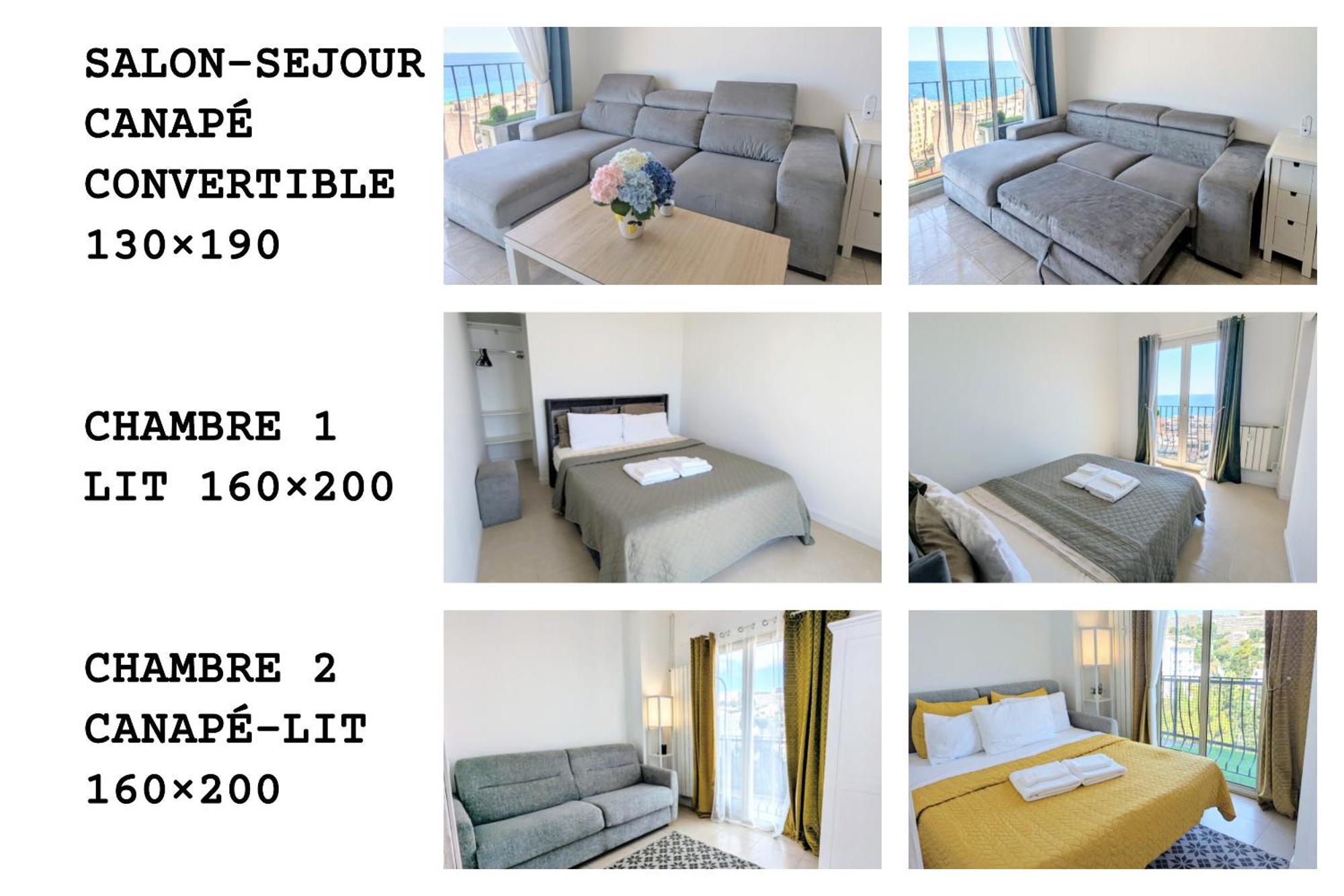 Sea-azur Panorama Fabron Apartment