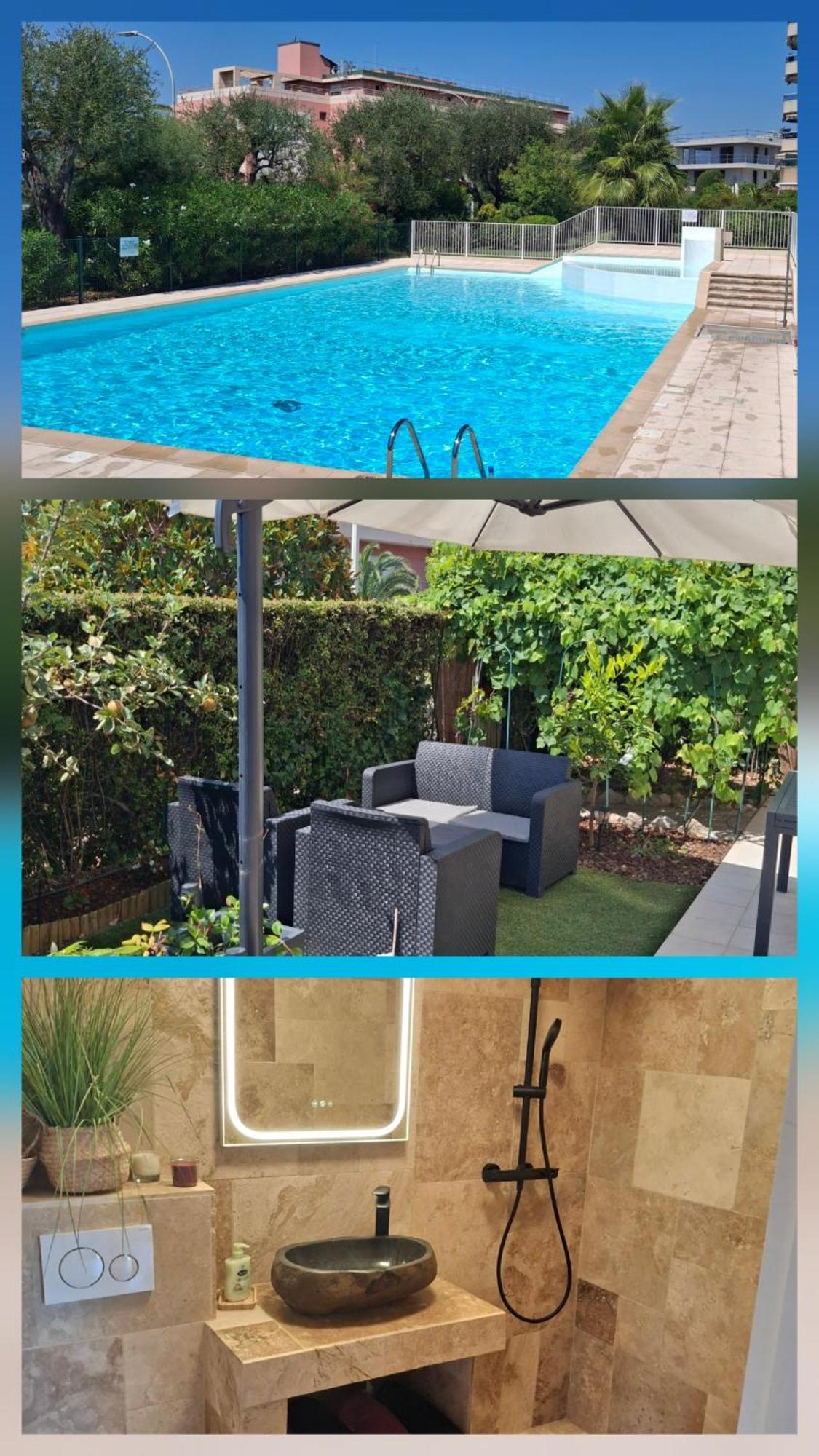 Lovely With Private Garden And A Swimming-pool Apartment *