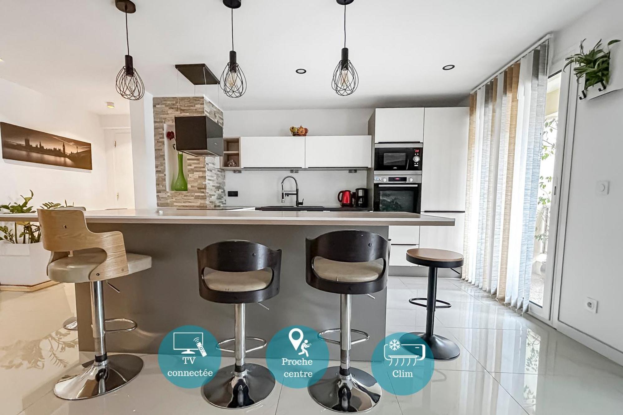 Apartment Escapade A - T2 Lumineux Avec Balcon & Clim Nice