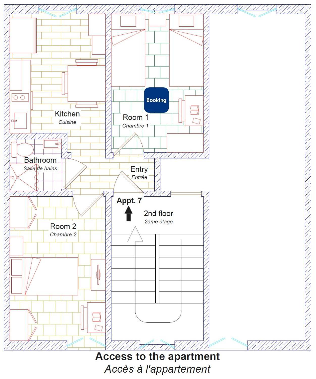 Homestay Private In Shared In The Center Of Nice
