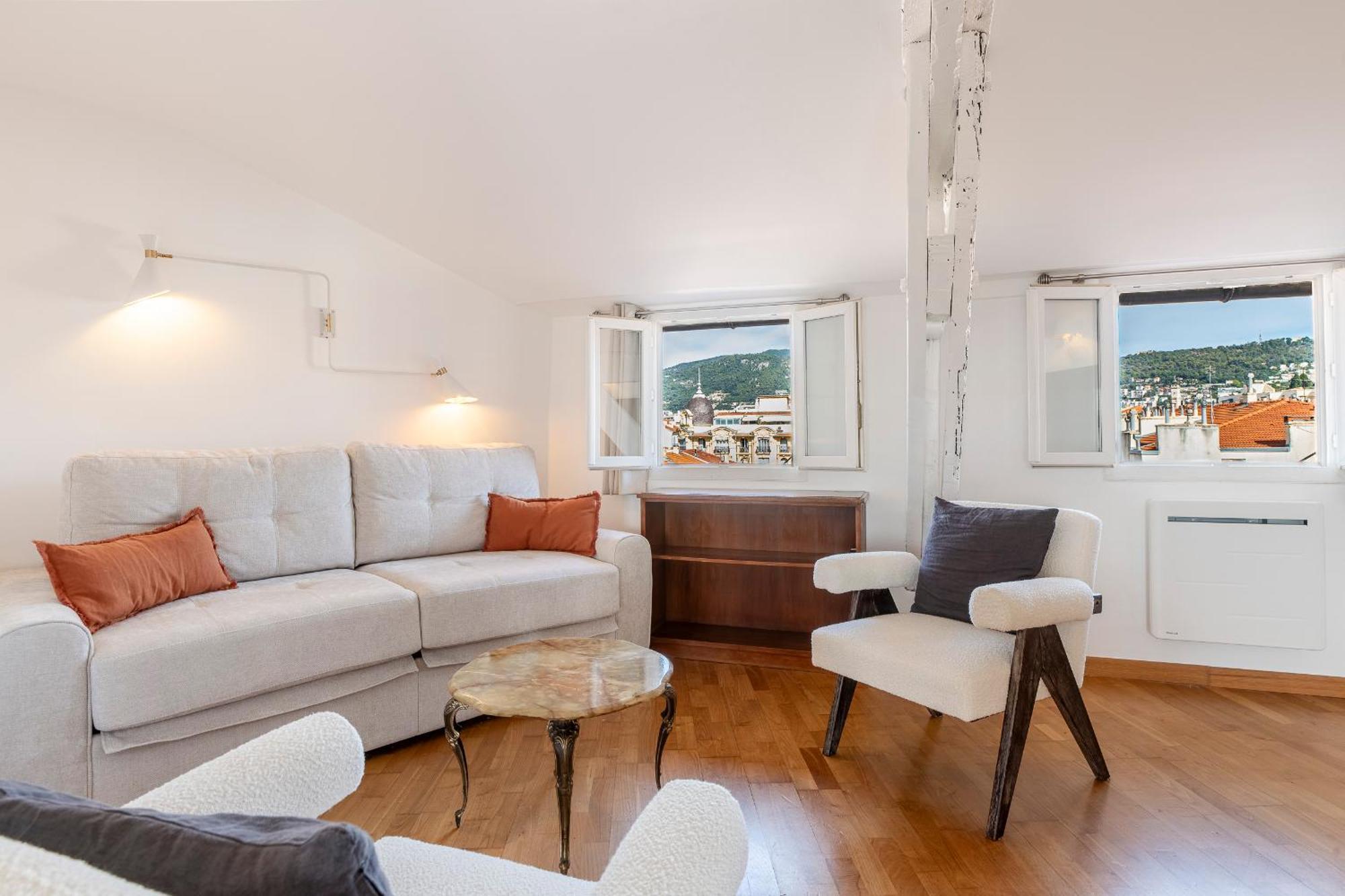 Charming Peaceful Haven In The Golden Square, Air-conditioned Apartment Nice