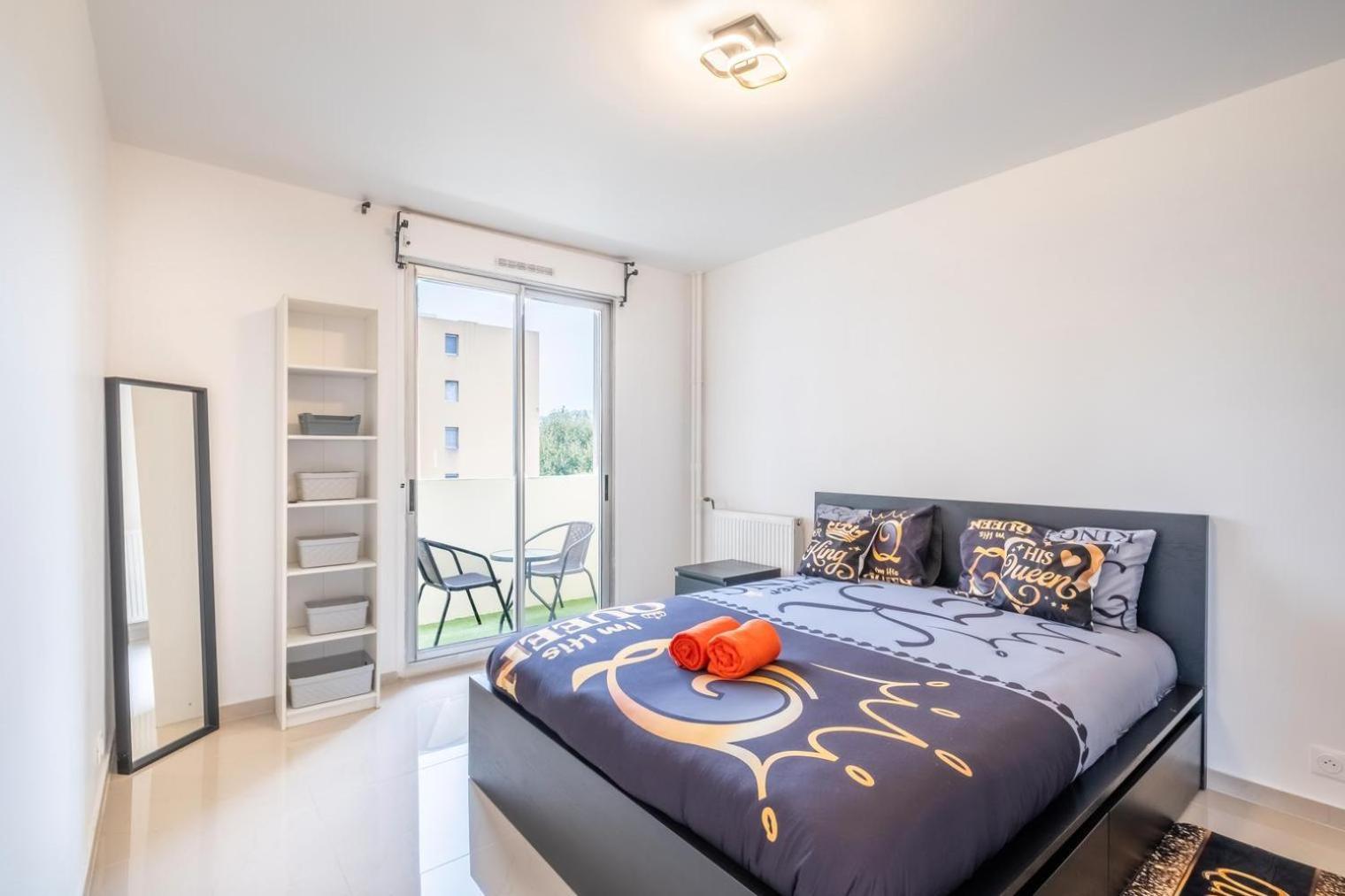 Azur 3 Start 8 Min Tram Airport 5m Apartment Nice