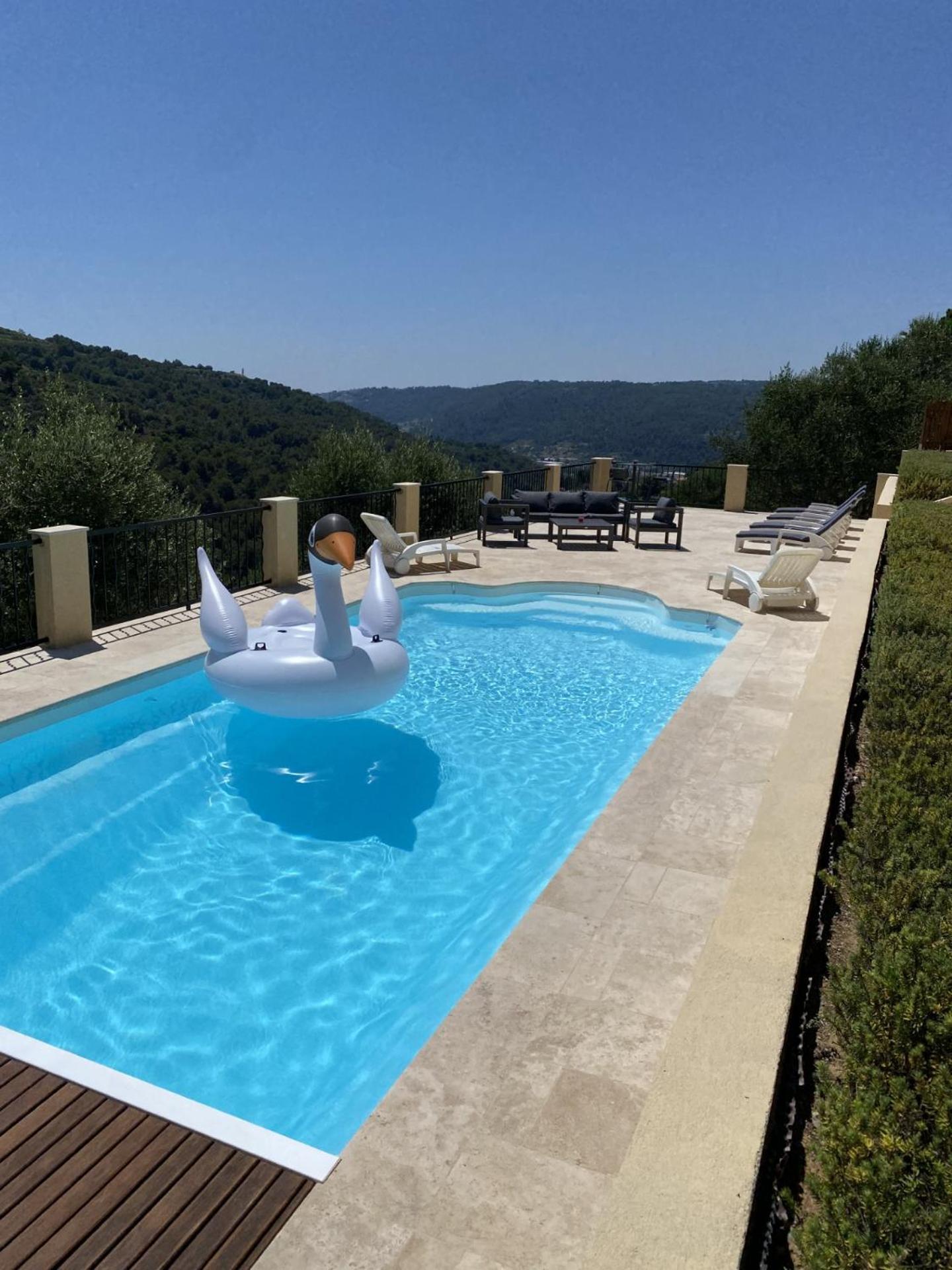 Avec Piscine Chauffee Collines * Nice