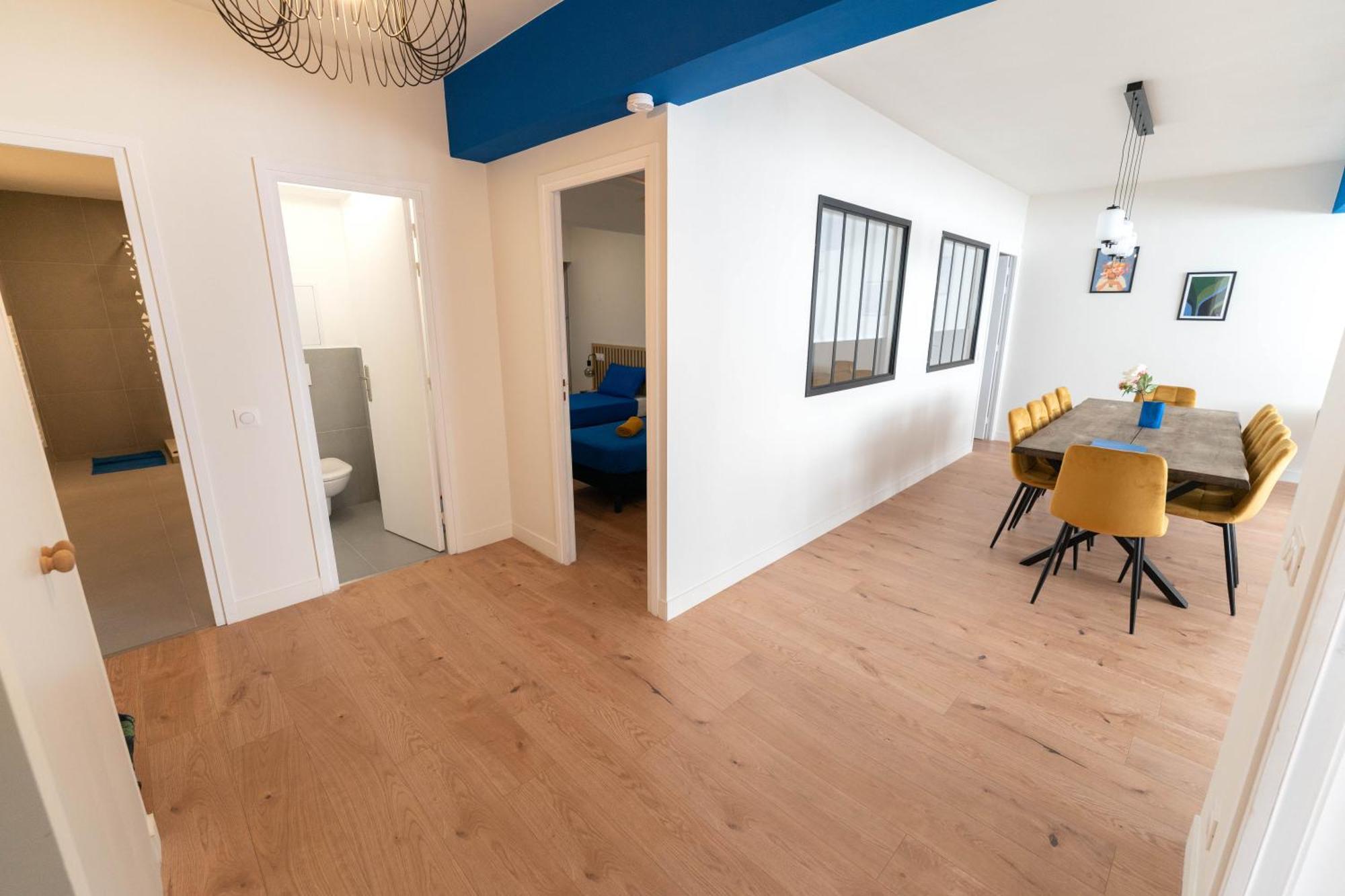 Apartment Grand Ideal Famille, Proche Plage, Bon Emplacement Pour Visiter La Cote D'azur Nice