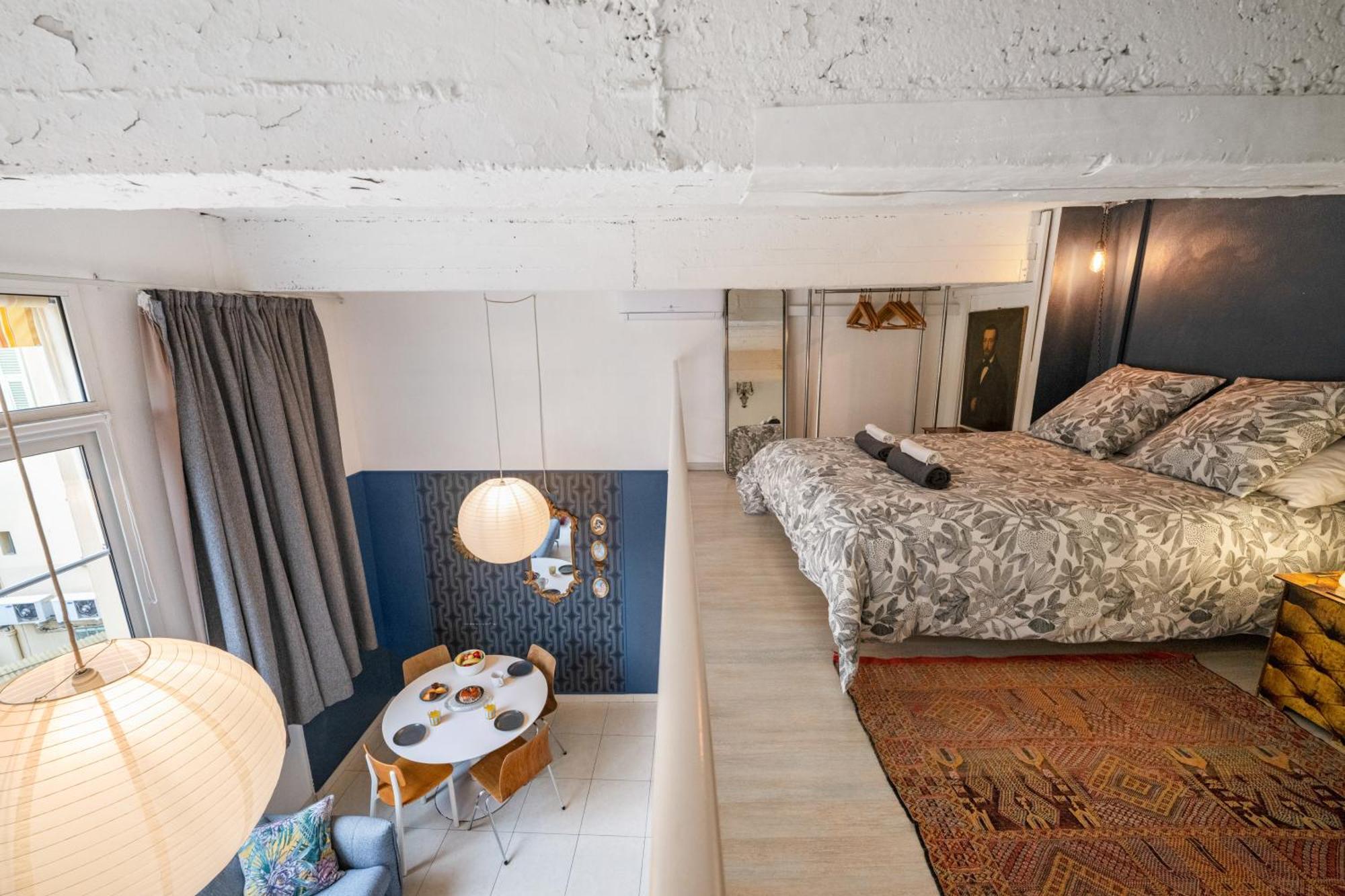 Nice-duplex-plage-parking-cimatisation * Nice