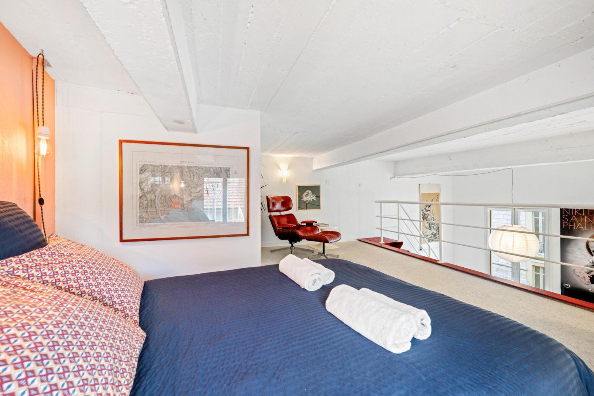 Nice-duplex-plage-climatisation Apartment