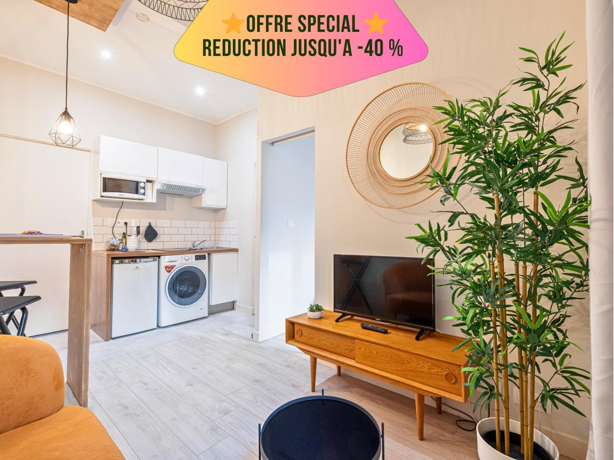 Le Petit Jean- Pres Gare Et Tram - Supermarches - Wifi - Nice