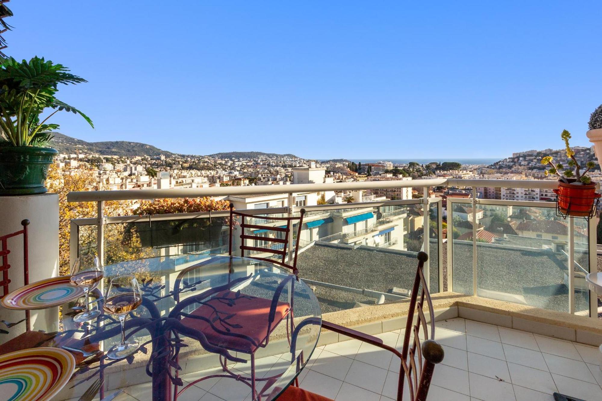 La Coquette - Sea View - Parking - Ac - Pool * Nice