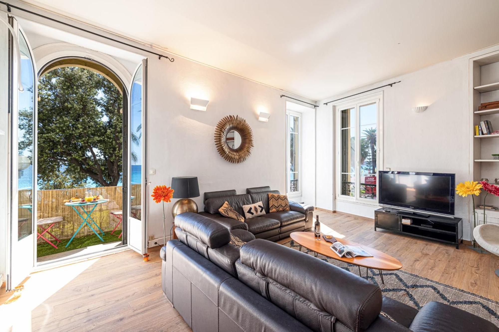 My Casa - Etats Unis 892 - Spacious Flat On Sea Front W Ac Nice