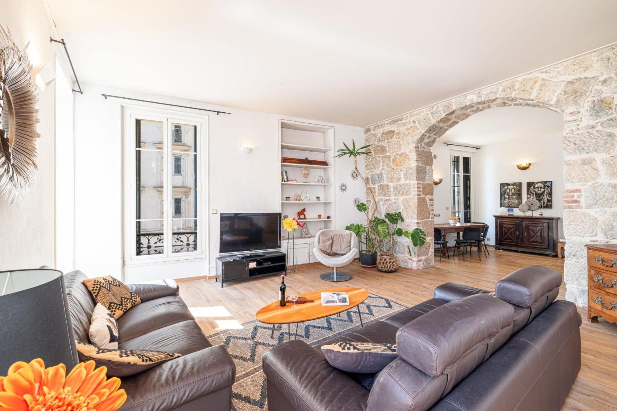 My Casa - Etats Unis 892 - Spacious Flat On Sea Front W Ac Nice