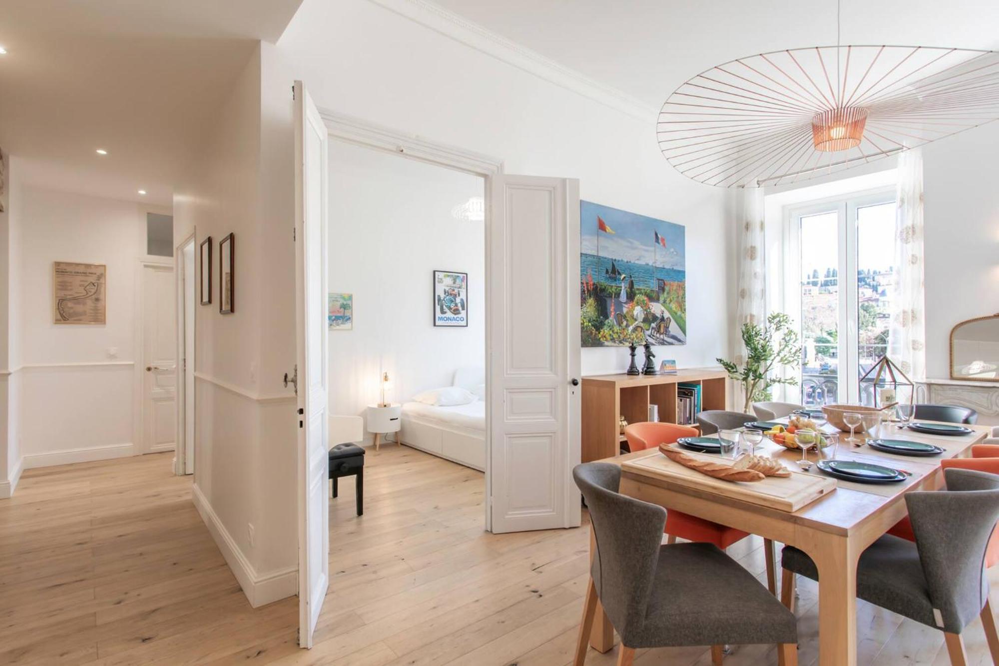 Apartment #17 Staywiz Us -suite Gioffredo 3 Chbres Air Conditioning 5mins Vieux Niceport