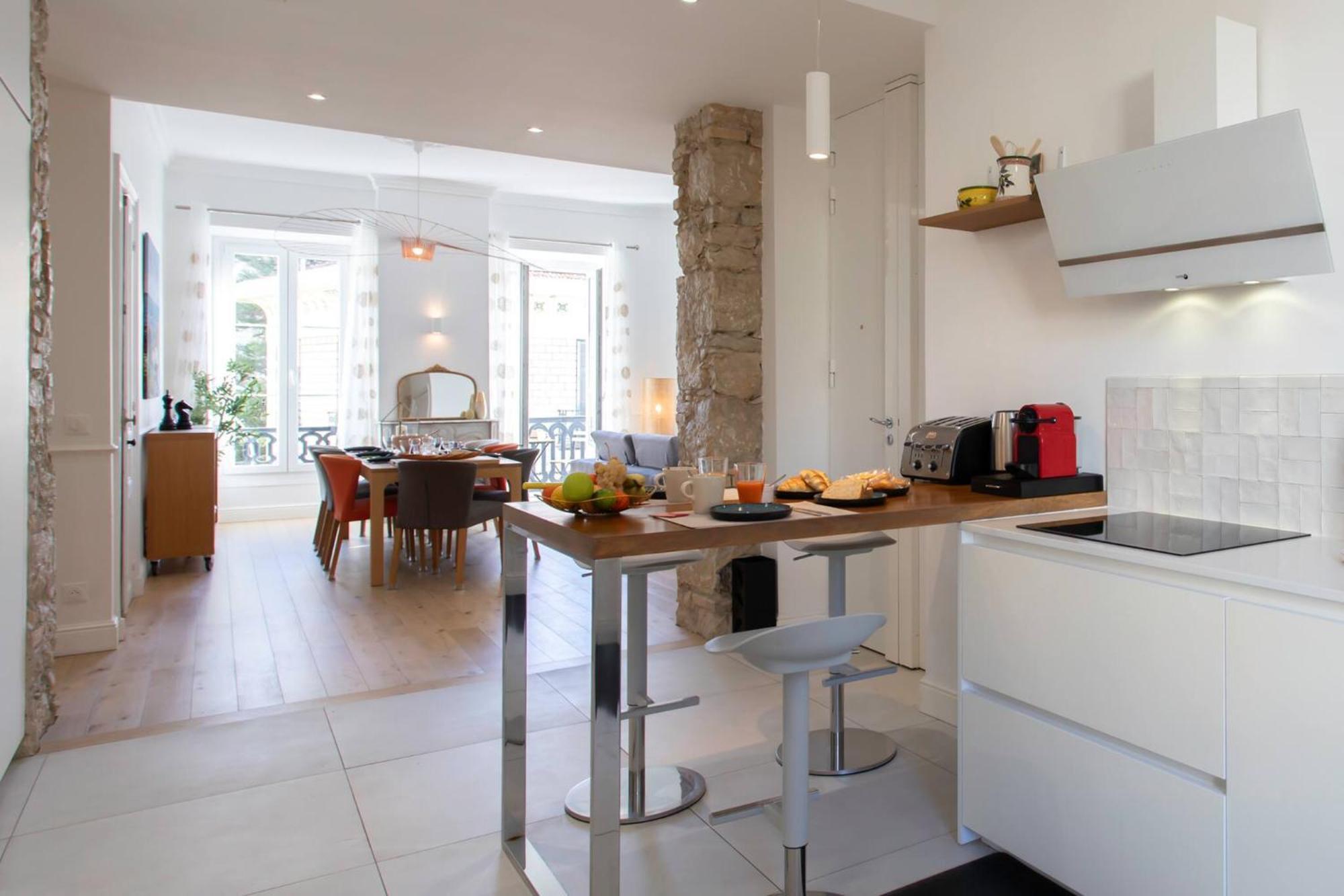 #17 Staywiz Us -suite Gioffredo 3 Chbres Air Conditioning 5mins Vieux Niceport