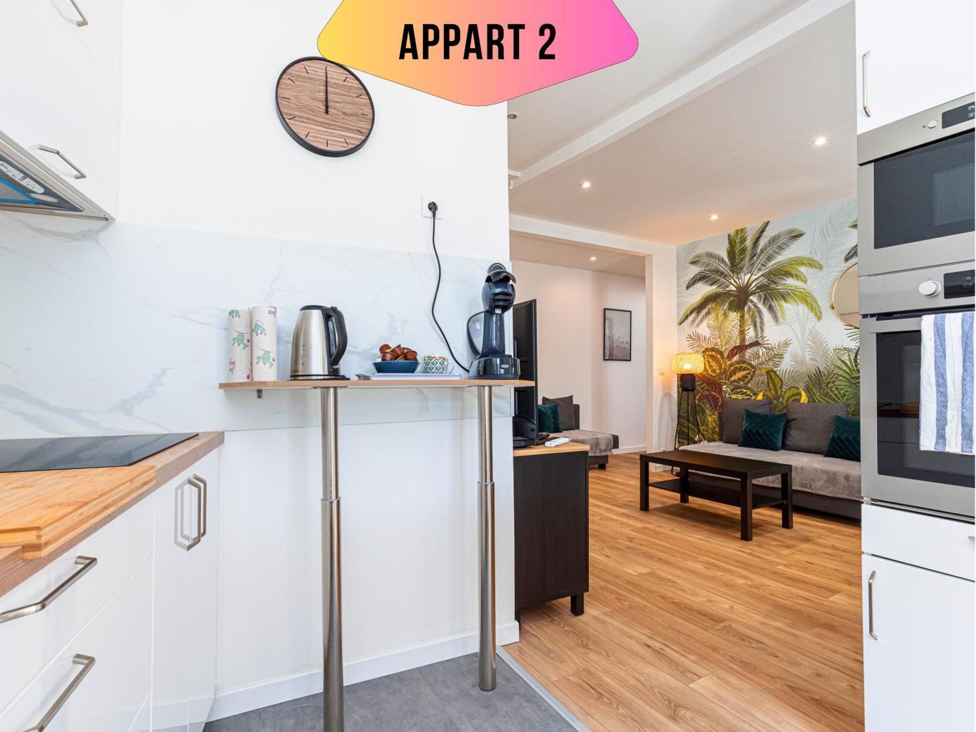 Casa Reine Jeanne- Ideal Groups & Family -central Near Train Station - Parking - New&confort-ac Apartment Nice