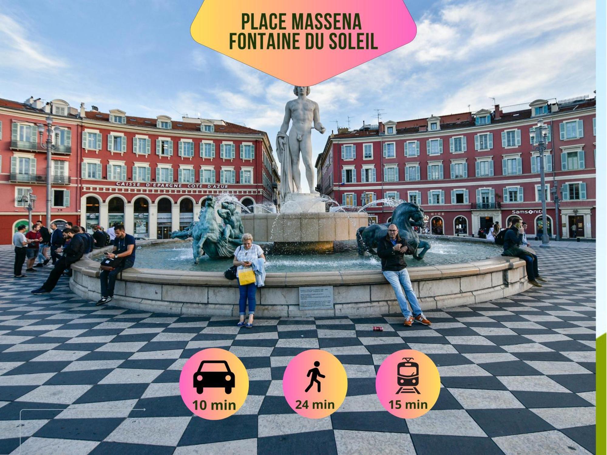 Casa Nissarte - Near Train Station - Parking - Confort & Cosy- Ac Apartment Nice