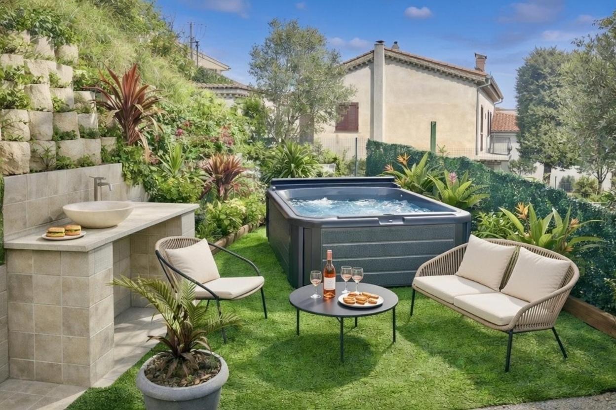 Maison Nicoise Vue Degagee Avec Jacuzzi Privatif Villa Nice