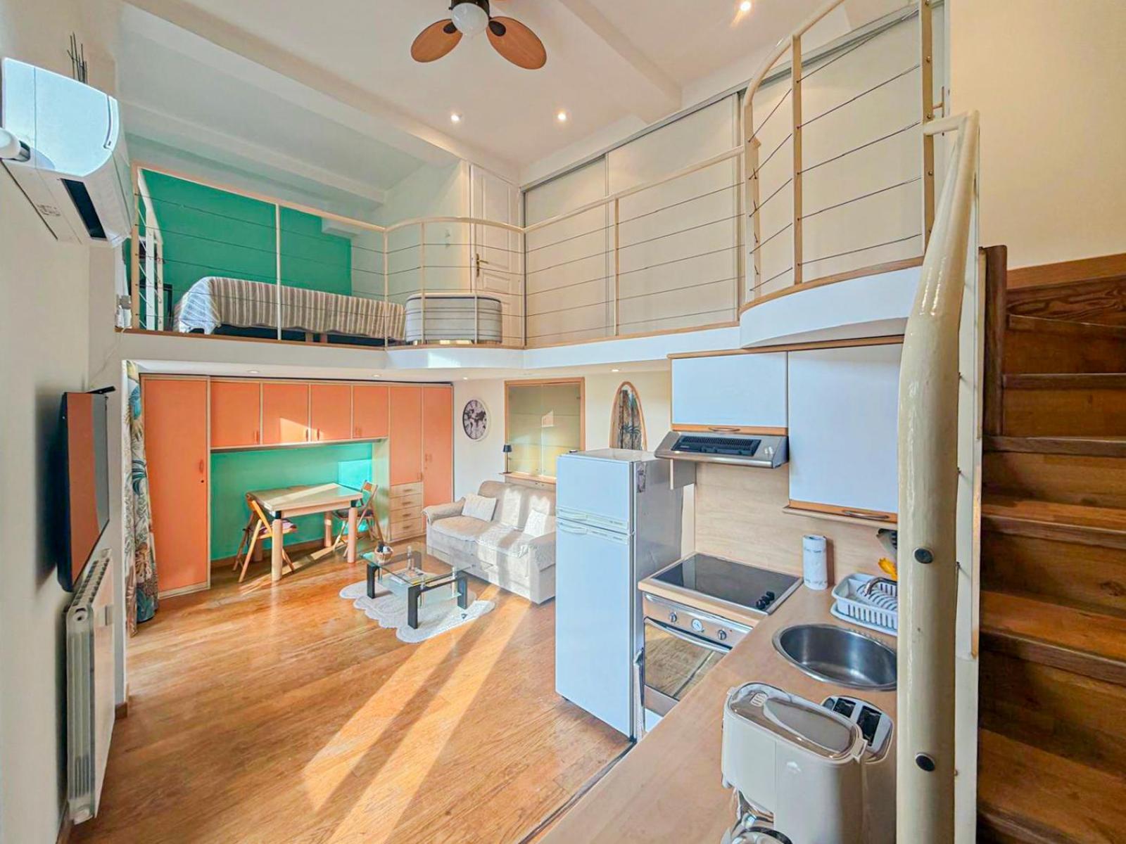 Place Grimaldi - Wifi, Ac, 3pers Nice