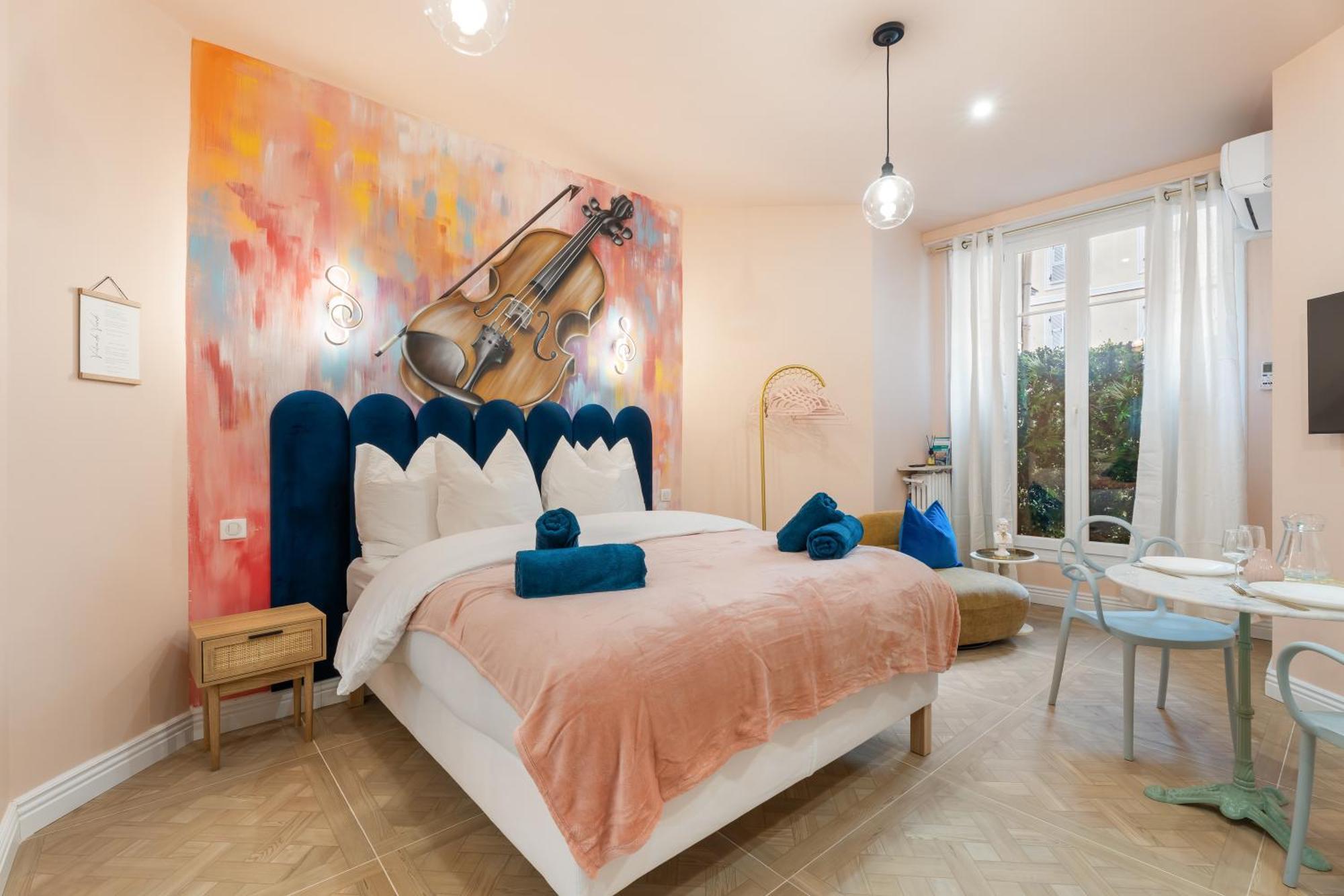 Apartment Cocon Style Centre Et A Pied Clim Wifi Nice