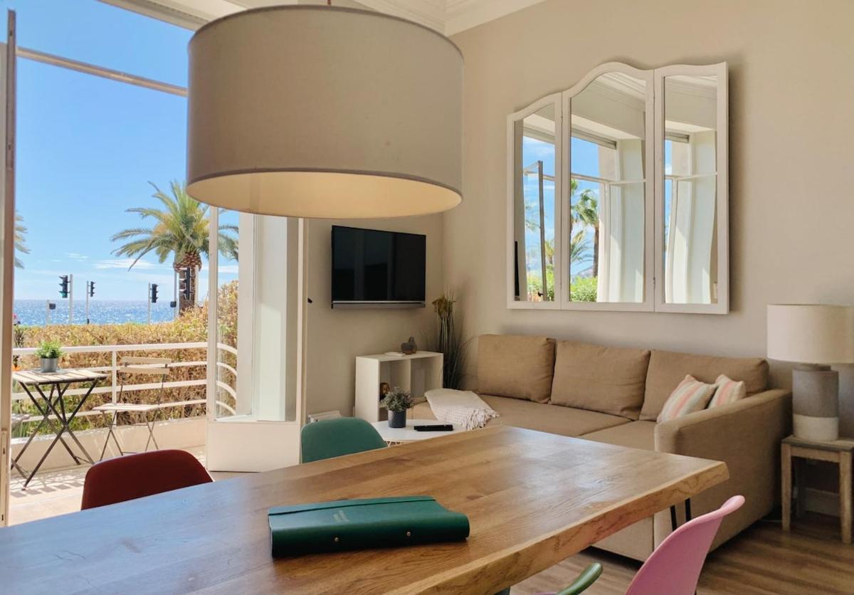 Stunning Flat With Sea View & Garden On Promenade Da * Nice