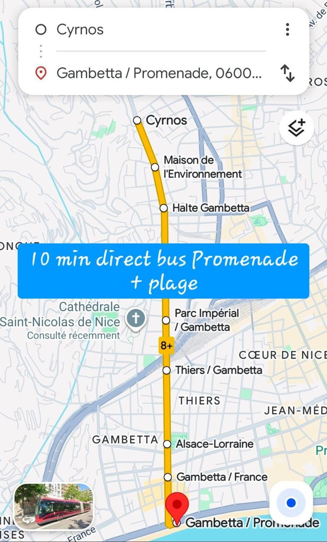 Center Nice, 10min Beach, Parking, Terrace, Direct Tram Apartment