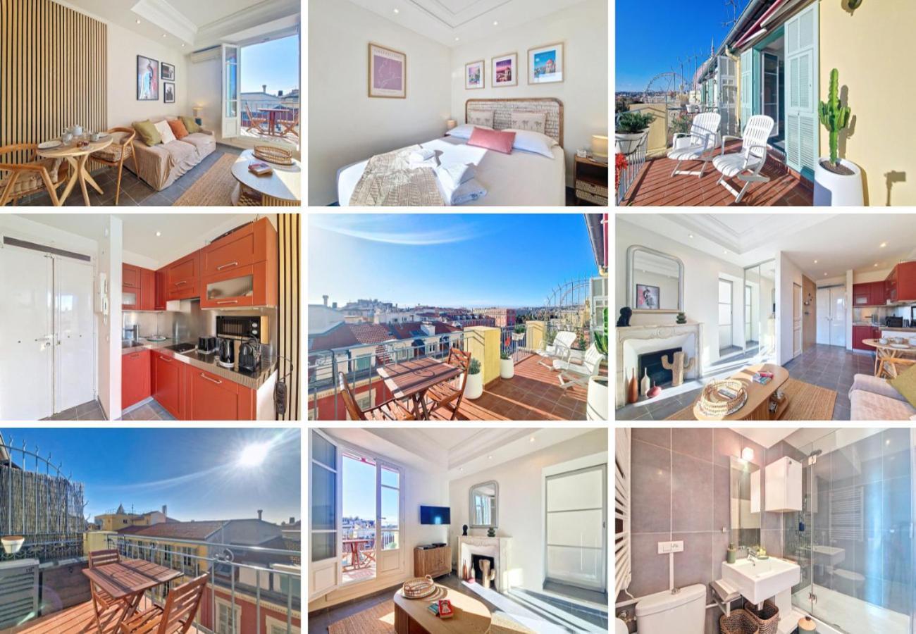 Nestor&jeeves - Riviera Jaures - Terrace - Close Old Town Apartment Nice