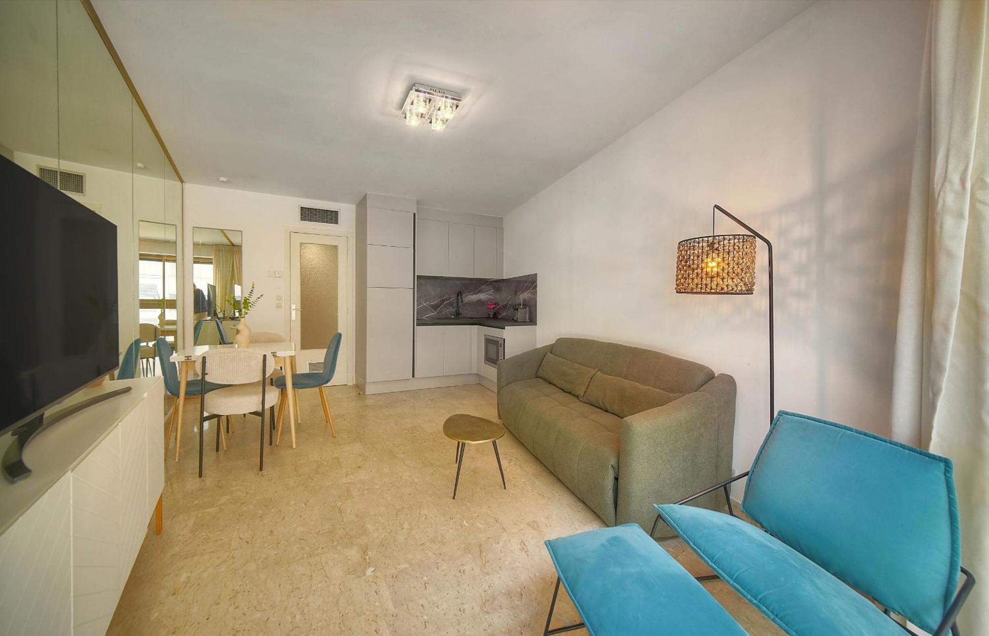 Apartment Frgk Massenet 'blue Riviera' Modern Comfort 1 Min From Promenade Des