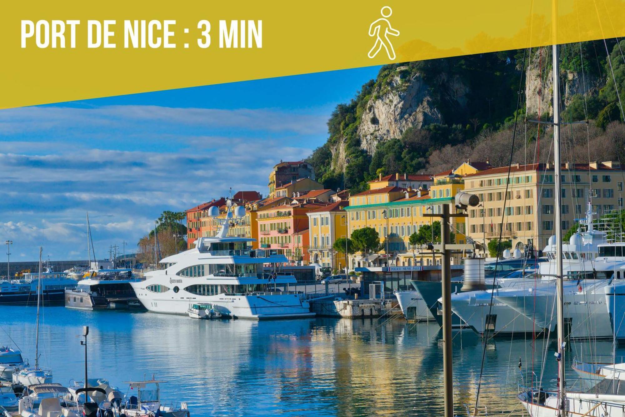 La Fenetre Sur - Superbe Vue Sur Le Port * Nice