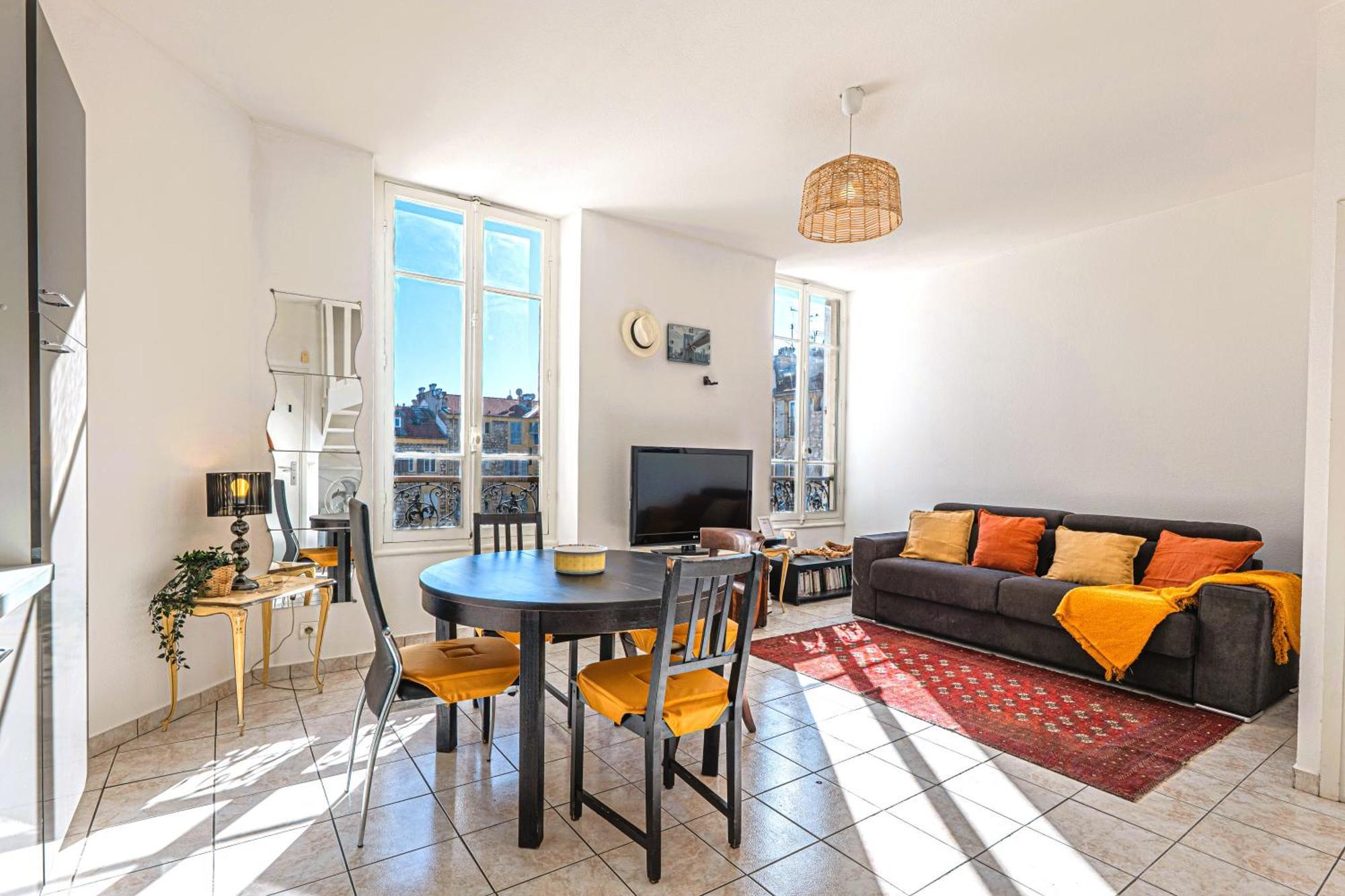 Duplex - Coeur De - Promenade Des 2min Apartment Nice