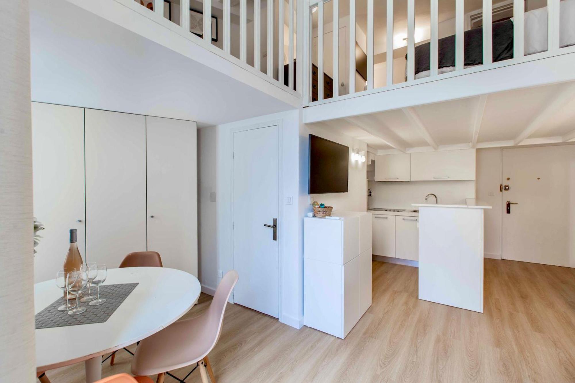 Apartment Suede Promenade Duplex At 1 Min From The Sea 2 Bathrooms *