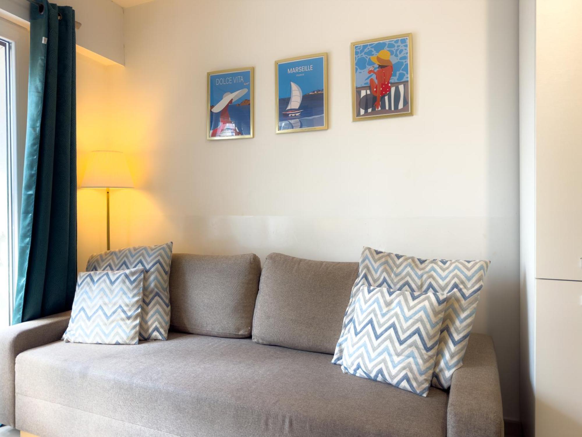 Californie 8pers Parking Ac Wifi Apartment *