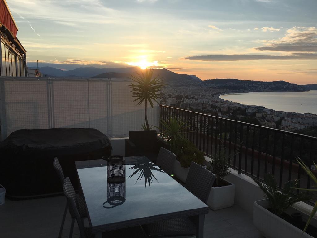 Apartment Superbe Studio Avec Terrasse, Jaccuzi, Vue Mer Quartier Fabron A
