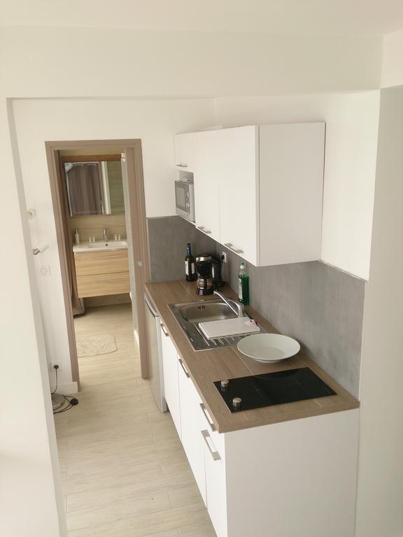 Superbe Studio Avec Terrasse, Jaccuzi, Vue Mer Quartier Fabron A * Nice