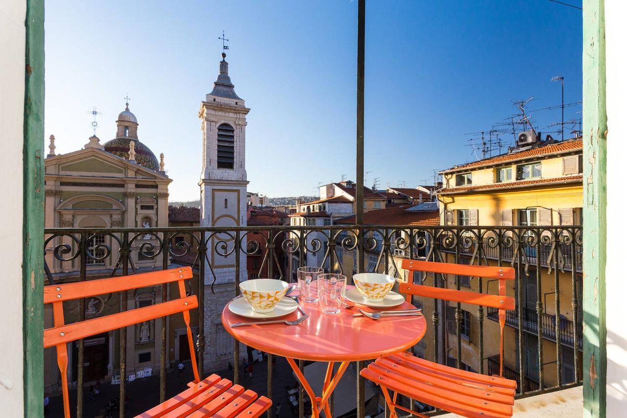 Ross 5- F2, Lumineux, Balcon, Loft, Clim, Vieux-nice Apartment Nice